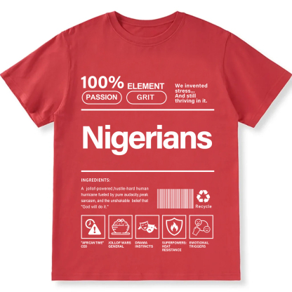 Nigerians Unisex Fit  Cotton T-Shirt wearishow