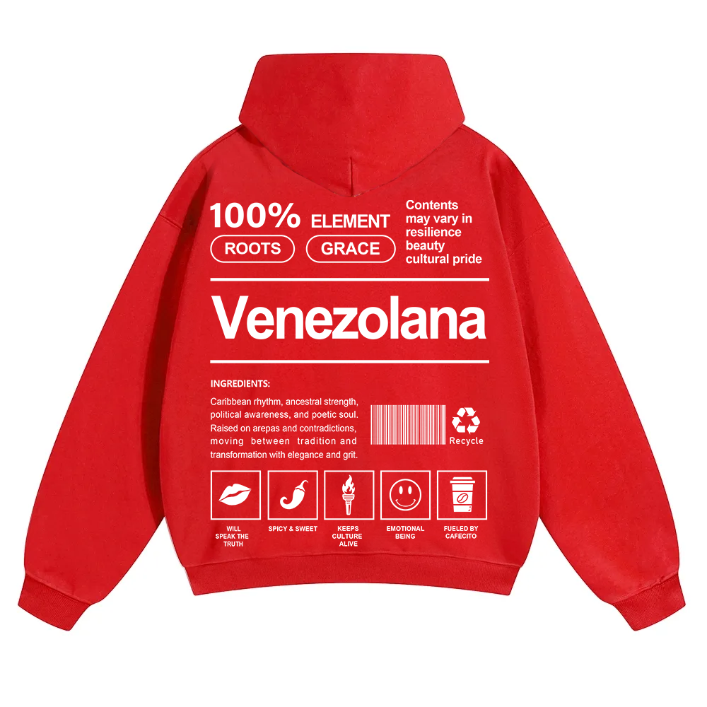 Venezolana Unisex Fit Color Hoodie wearishow