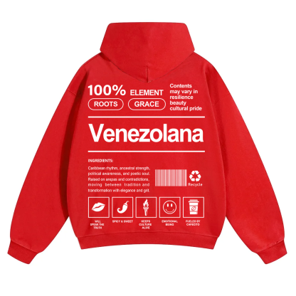 Venezolana Unisex Fit Color Hoodie wearishow