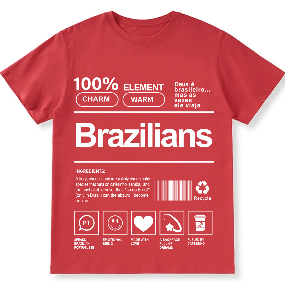 Brazilians Unisex Fit  Cotton T-Shirt wearishow