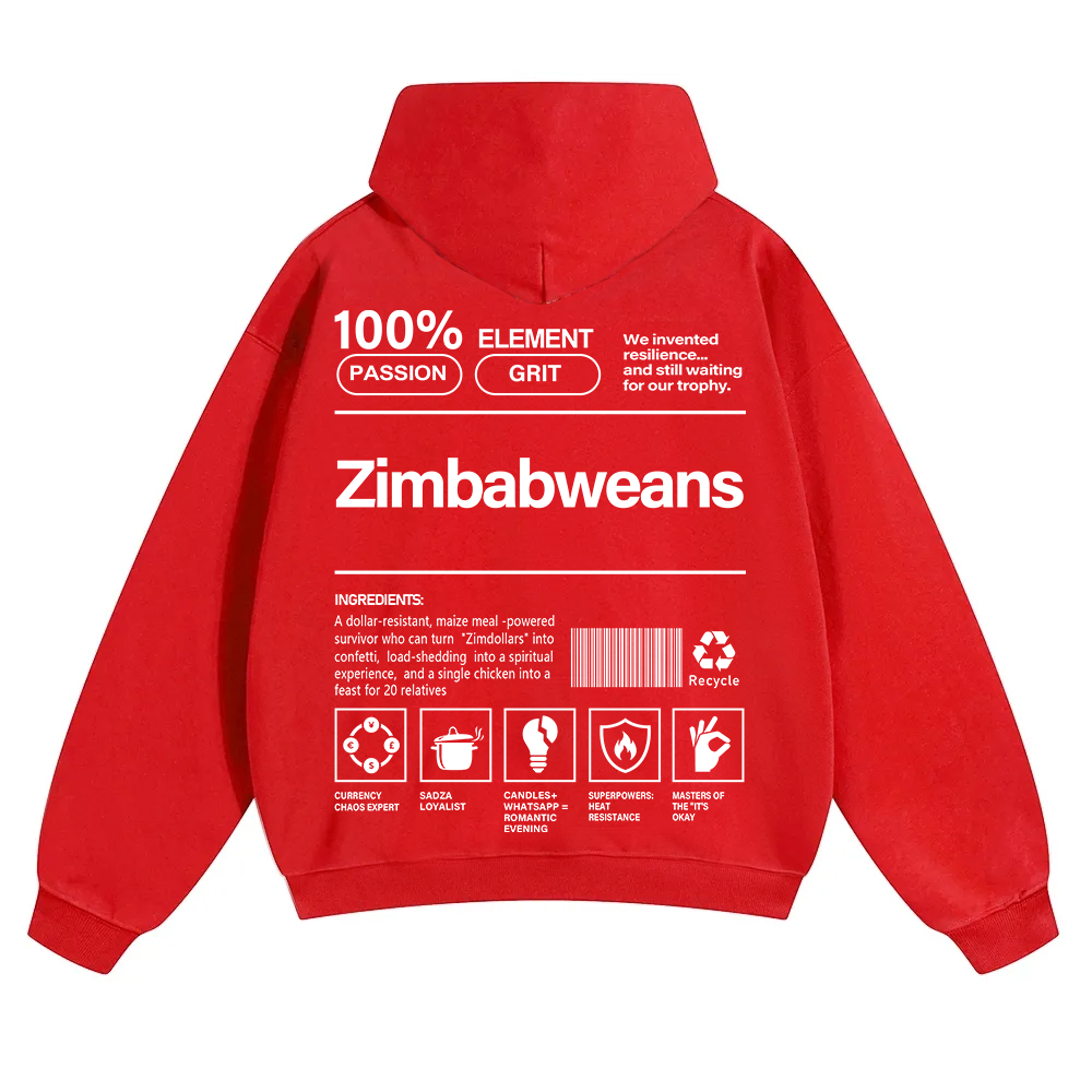 Zimbabweans Unisex Fit Color Hoodie wearishow