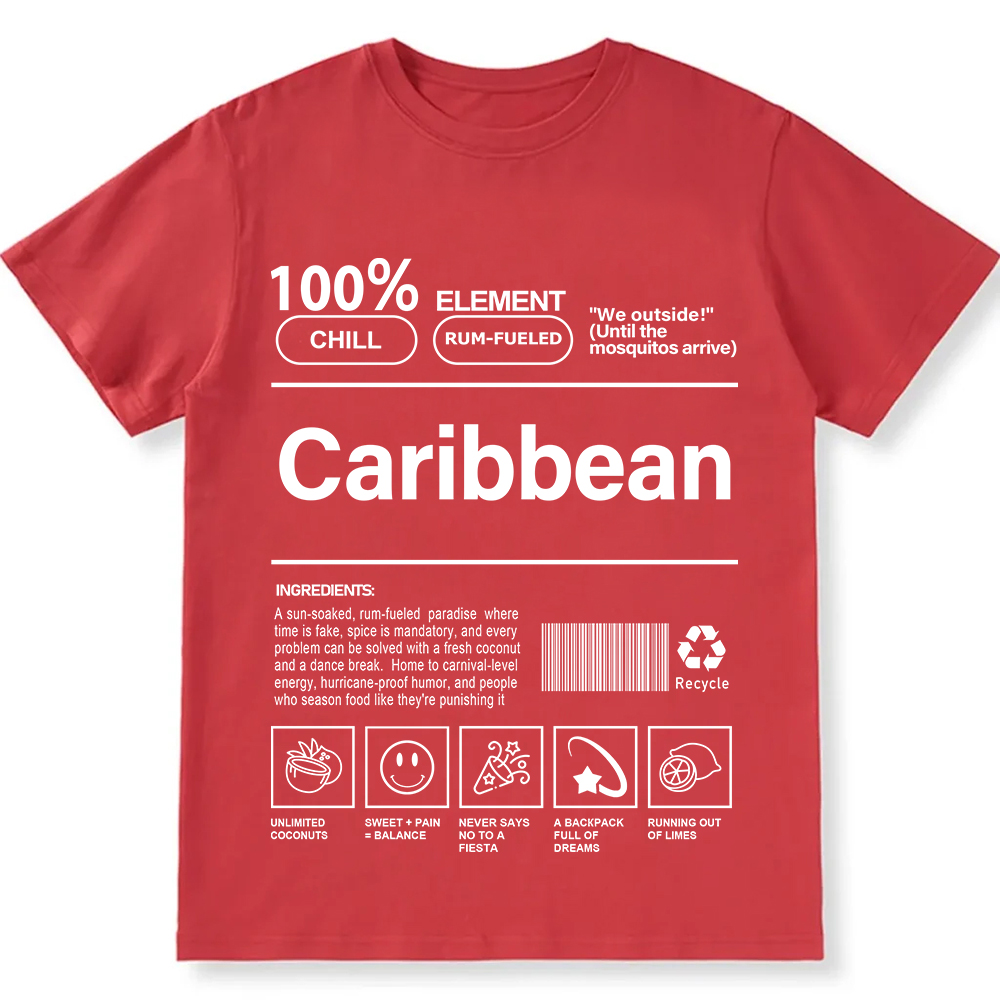 Caribbean Unisex Fit  Cotton T-Shirt wearishow