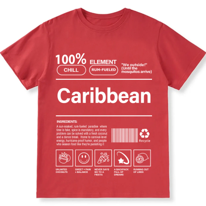Caribbean Unisex Fit  Cotton T-Shirt wearishow