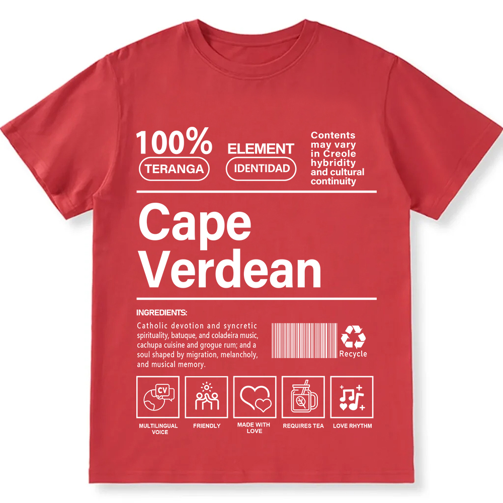 Cape Verdean Unisex Fit  Cotton T-Shirt wearishow