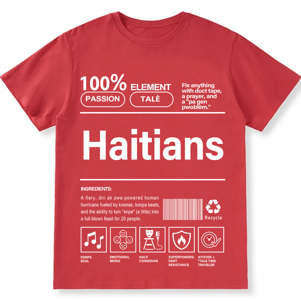 Haitians Unisex Fit  Cotton T-Shirt wearishow