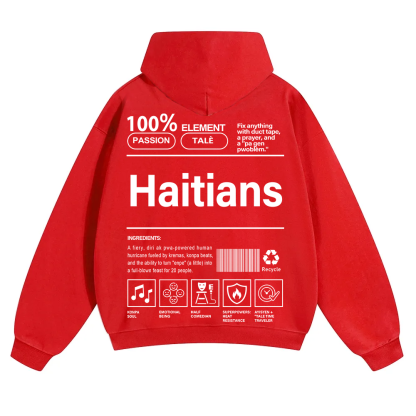 Haitians Unisex Fit Color Hoodie wearishow