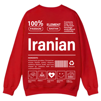 Iranian Unisex Fit  Casual Crewneck Sweatshirt wearishow