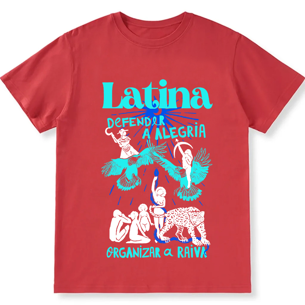 Latina Unisex Fit  Cotton T-Shirt wearishow