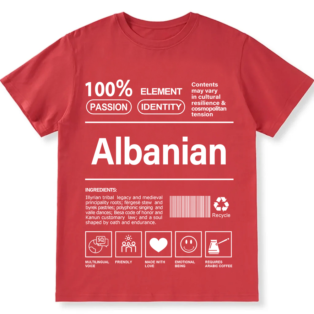 Albanian Unisex Fit  Cotton T-Shirt wearishow