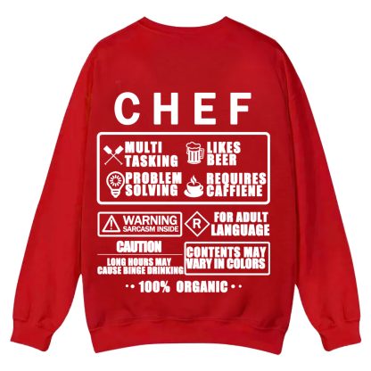  Chef Casual Crewneck Sweatshirt
