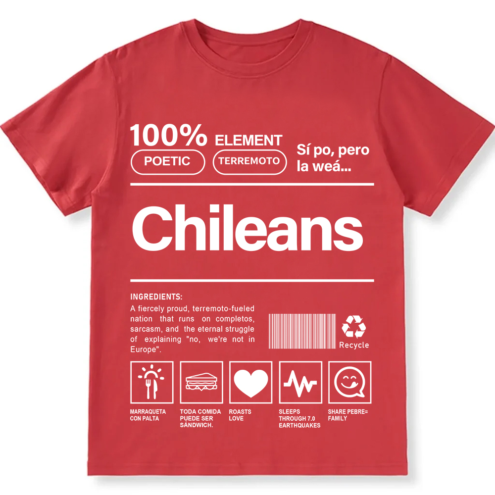 Chileans Unisex Fit  Cotton T-Shirt wearishow