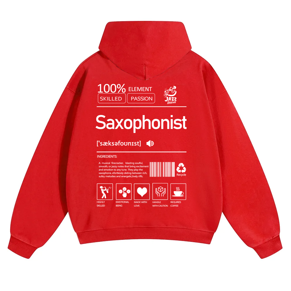 Saxophonist Unisex  Hoodie wearishow