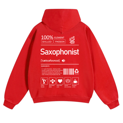 Saxophonist Unisex  Hoodie wearishow