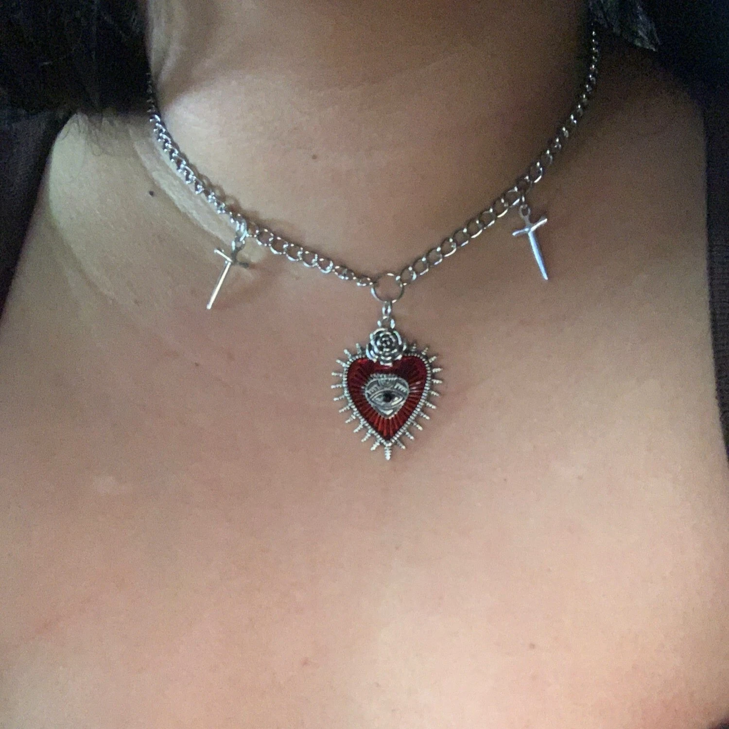 Retro Gothic Love Jewelry Necklace