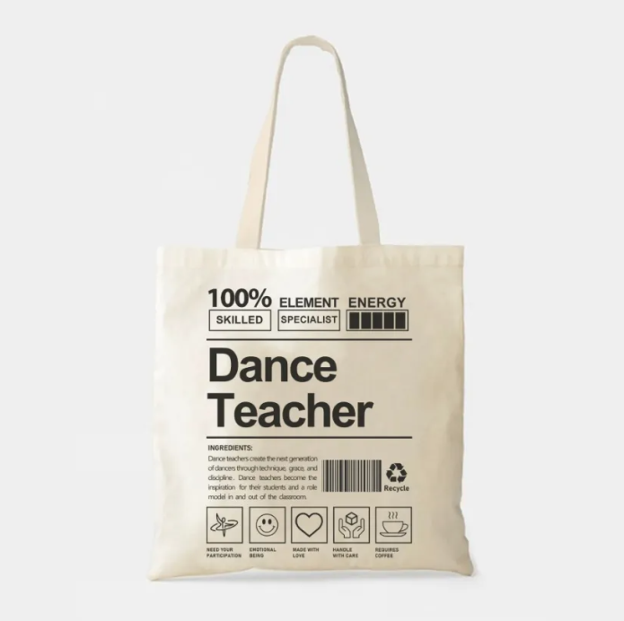 Dance Teacher Tote Bag