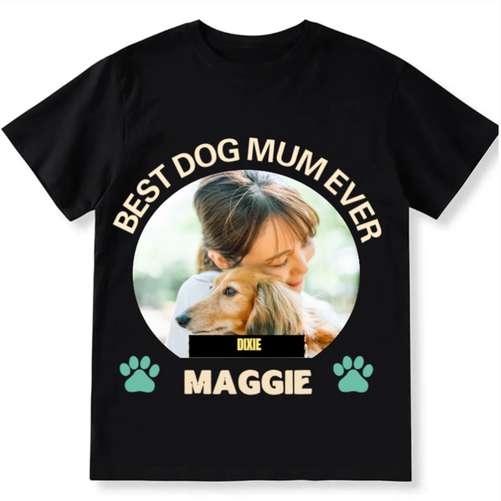 Best Dog Mom and Dad Ever- Personalized Custom Unisex T-shirt