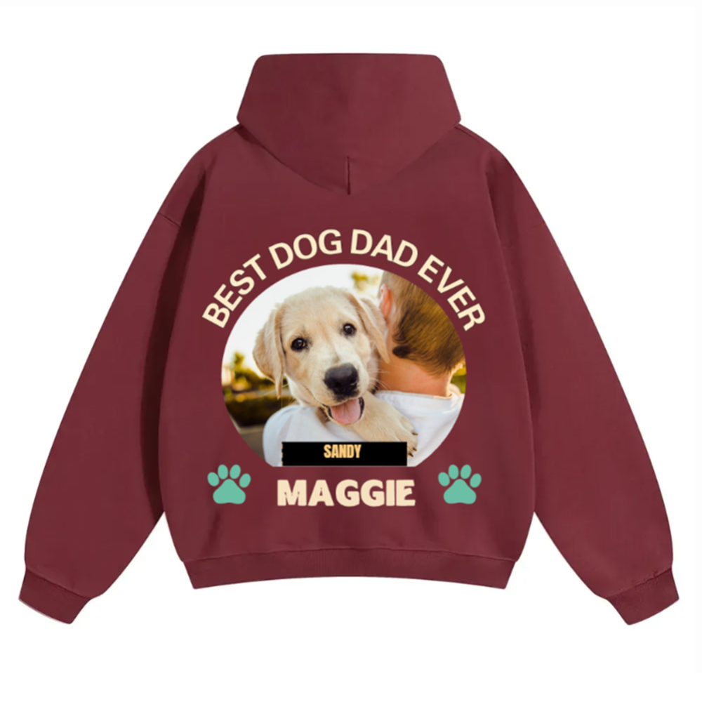 Best Dog Mom and Dad Ever - Personalized Custom Unisex Hoodie