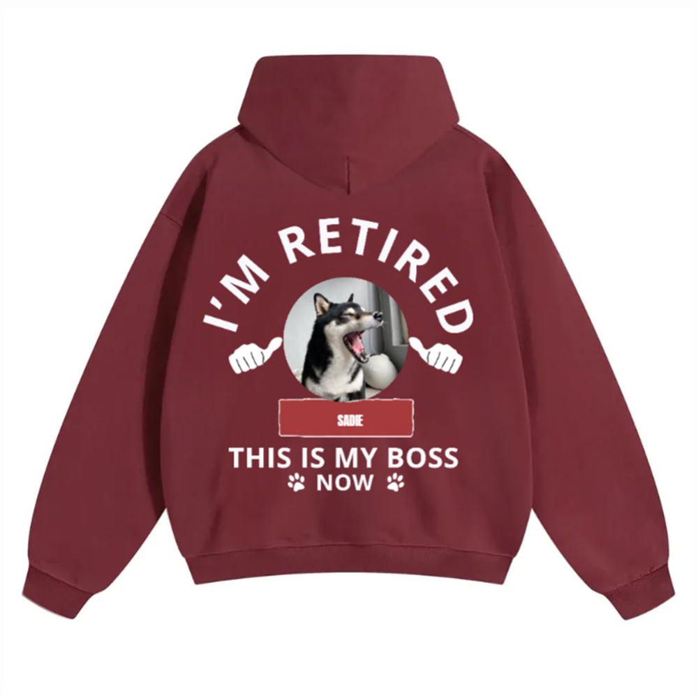 This Is My Boss - Personalized Custom Unisex Hoodie