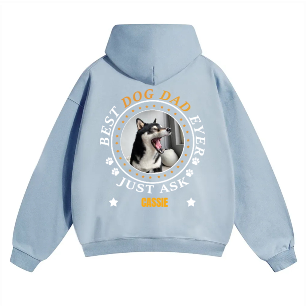 Best Dog Dad/Dog Mum Circle - Personalized Custom Unisex Hoodie