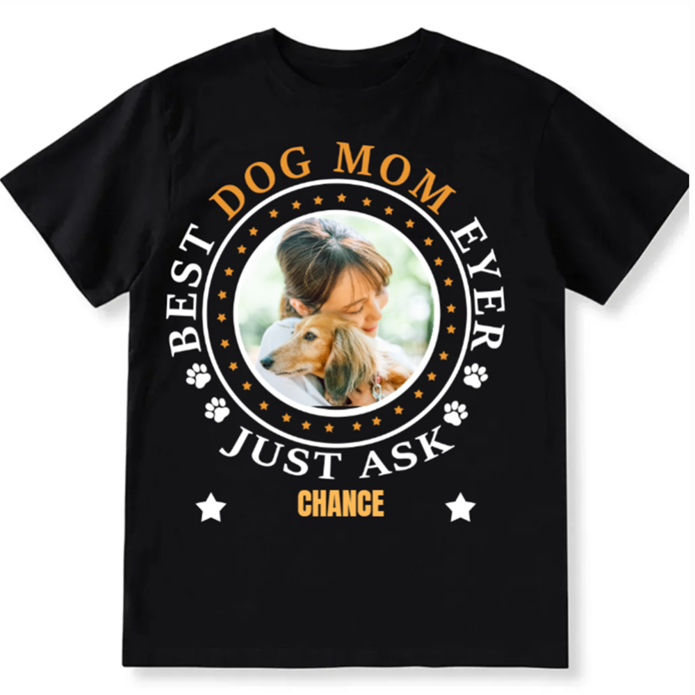 Best Dog Dad/Dog Mum Circle   - Personalized Custom Unisex T-shirt