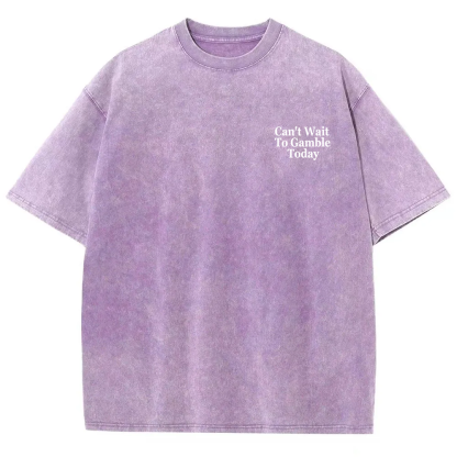 Professional Gambler Club Unisex Fit Washed T-Shirt