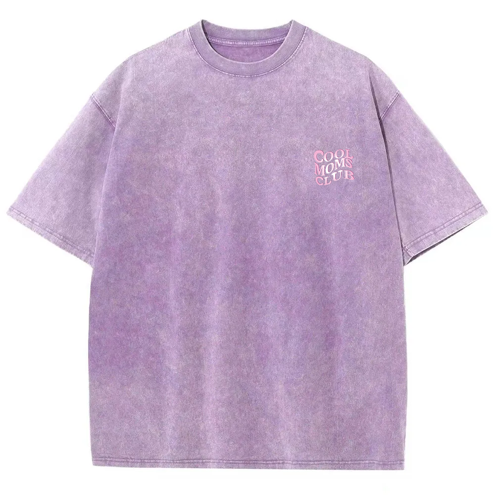 Cool Moms Club Snowflake Vintage Washed T-Shirt
