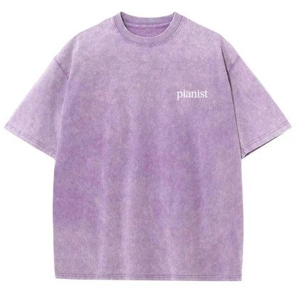 Pianist Unisex Fit Washed T-Shirt