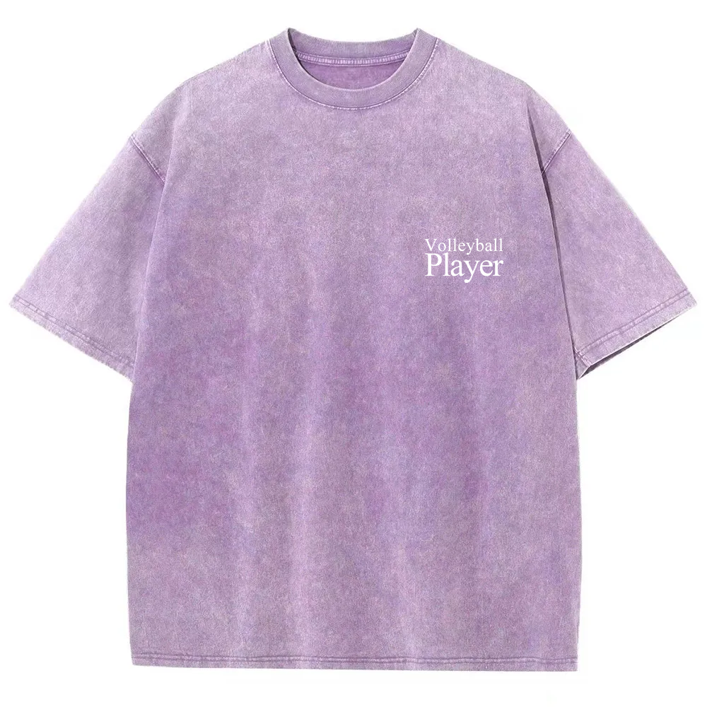 Volleyball Player Unisex Fit Washed T-Shirt