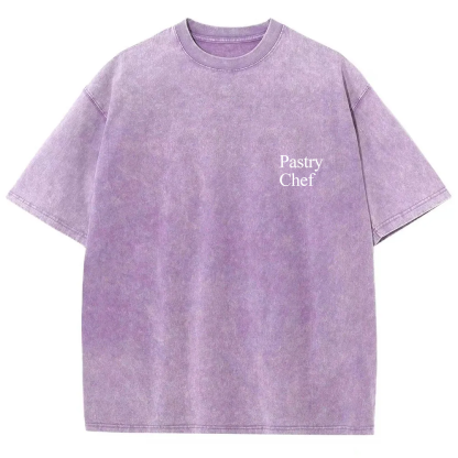 Pastry Chef Unisex Fit Washed T-Shirt