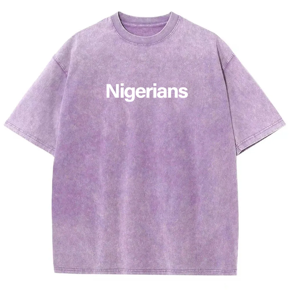 Nigerians Unisex Fit  Washed T-Shirt