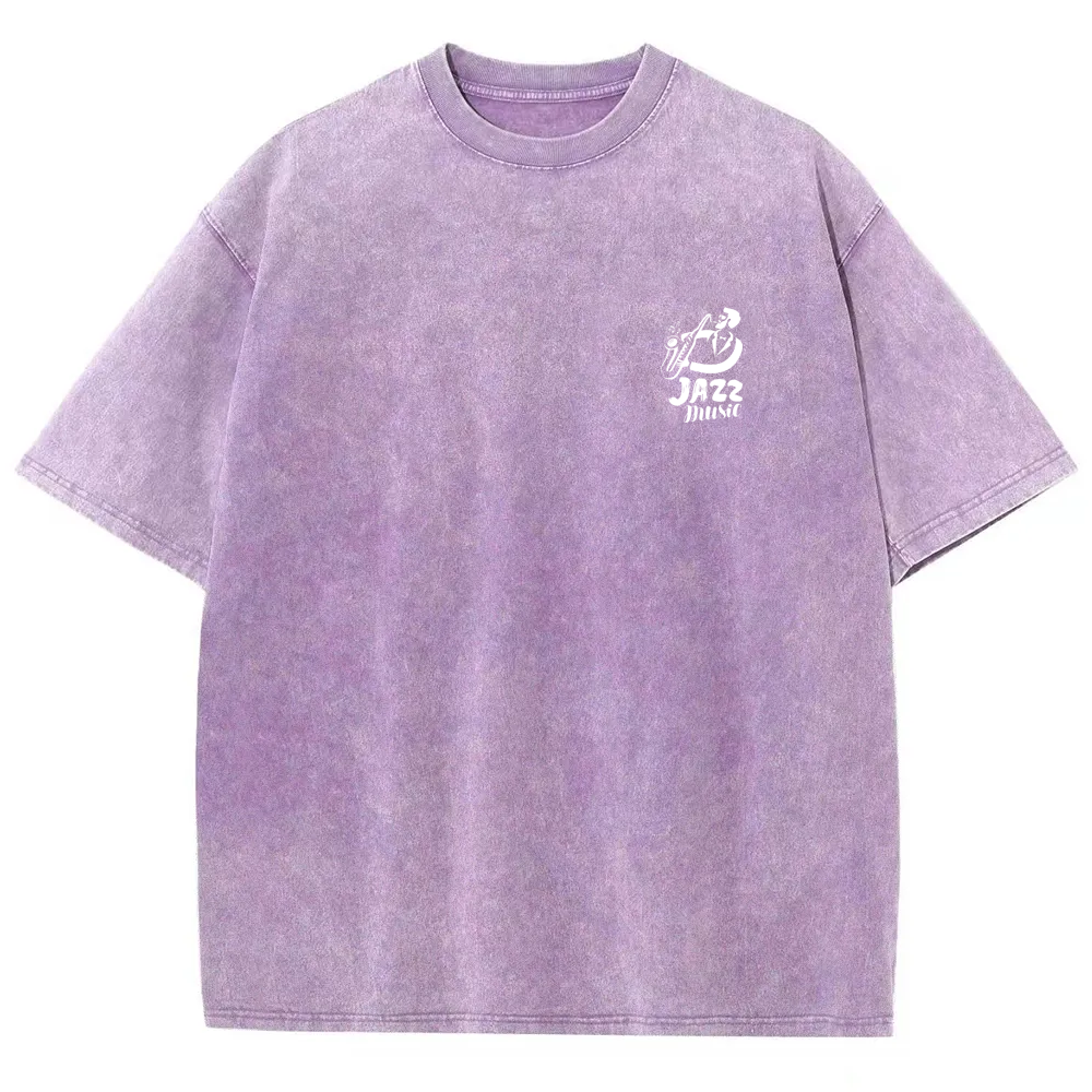 Saxophonist Unisex Fit Washed T-Shirt  wearishow
