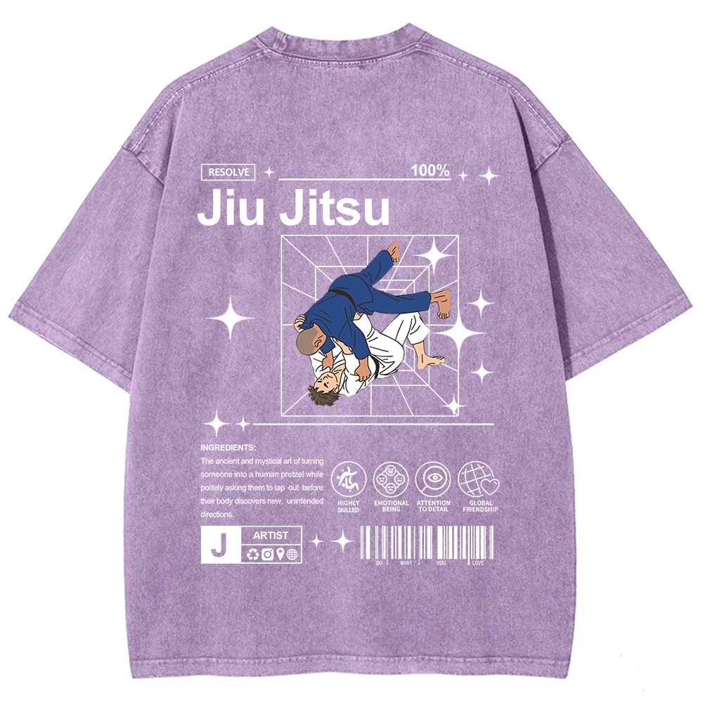 Jiu Jitsu Unisex Fit Washed T-Shirt