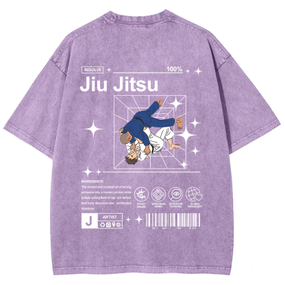 Jiu Jitsu Unisex Fit Washed T-Shirt