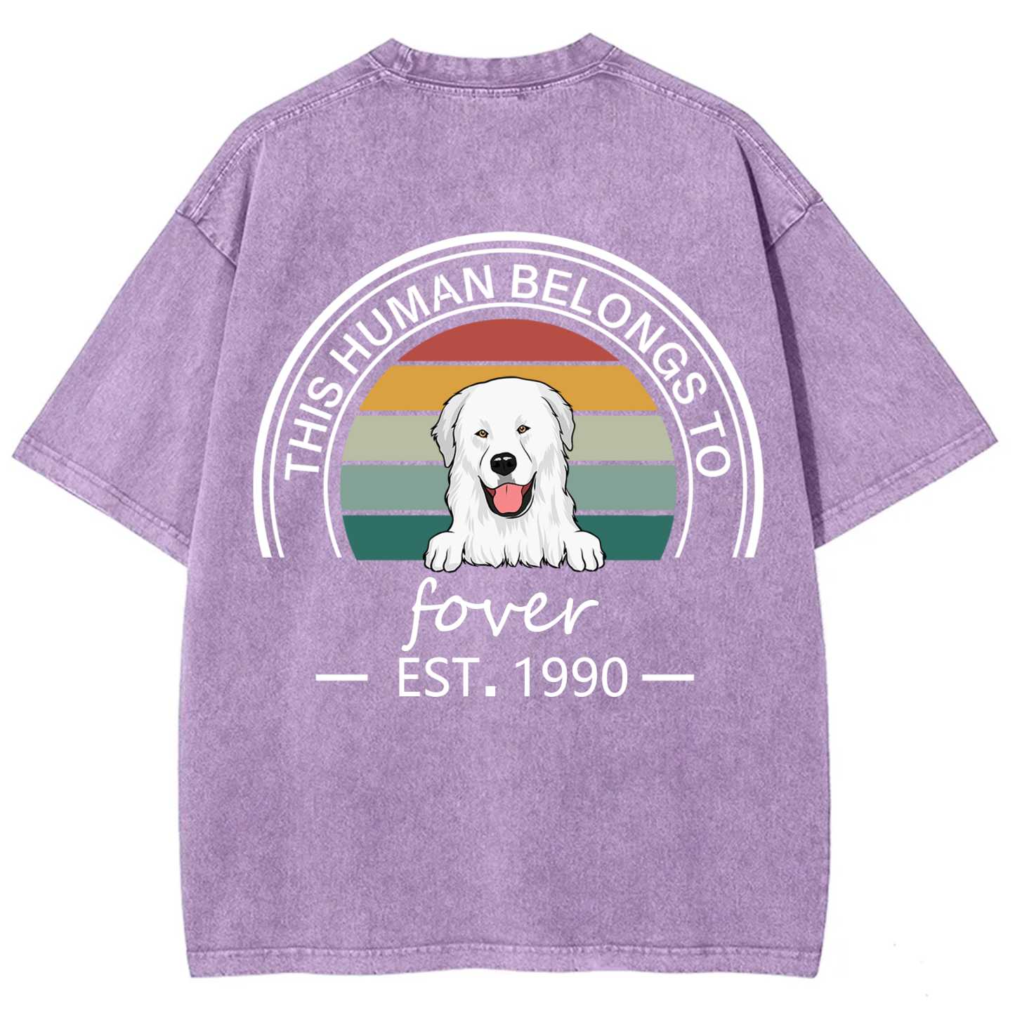 This Human Belongs To - Personalized Custom Unisex T-shirt