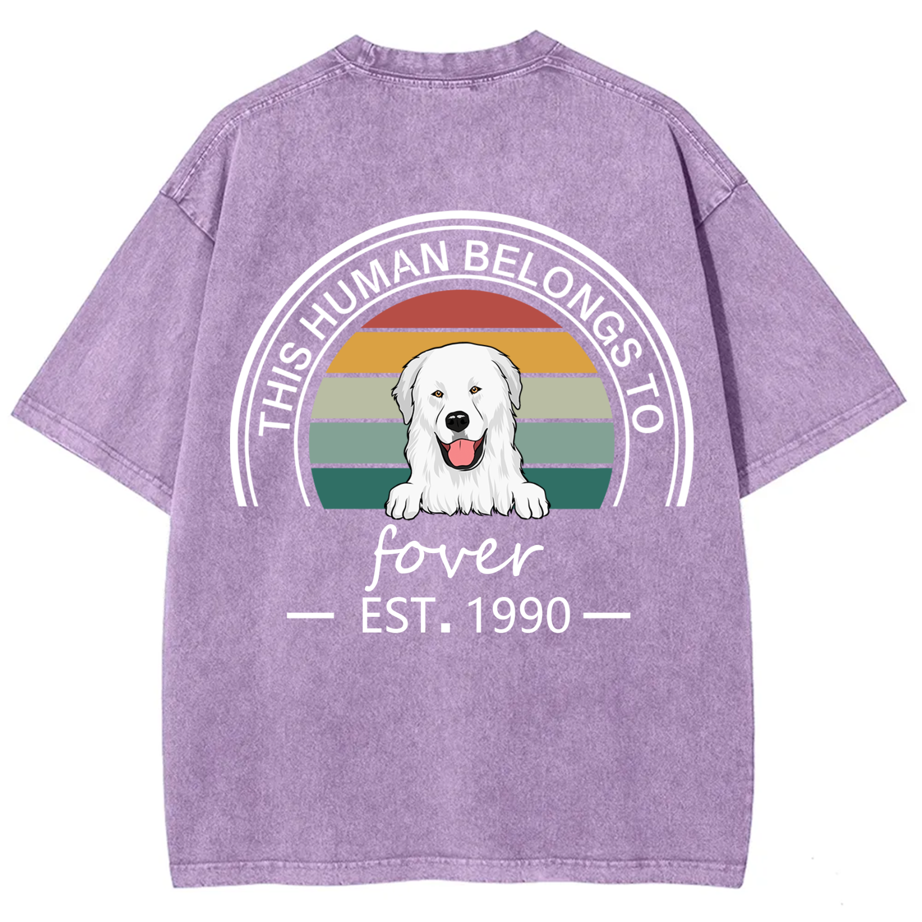 This Human Belongs To - Personalized Custom Unisex T-shirt