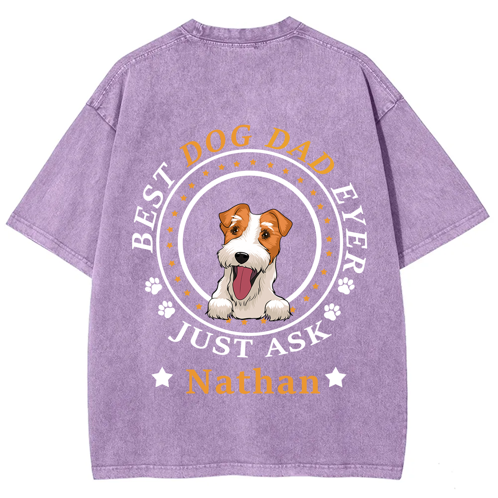 Best Dog Dad/Dog Mum Circle - Personalized Custom Unisex T-shirt