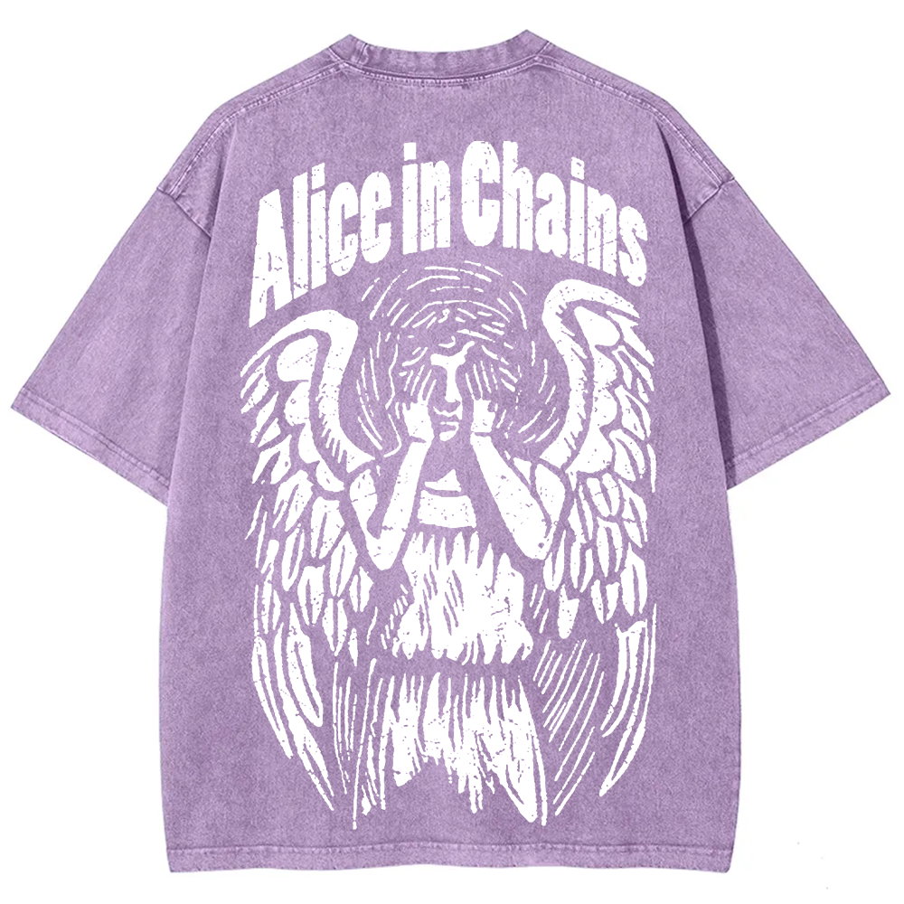Unisex Vintage Washed Alice In Chains T-Shirt