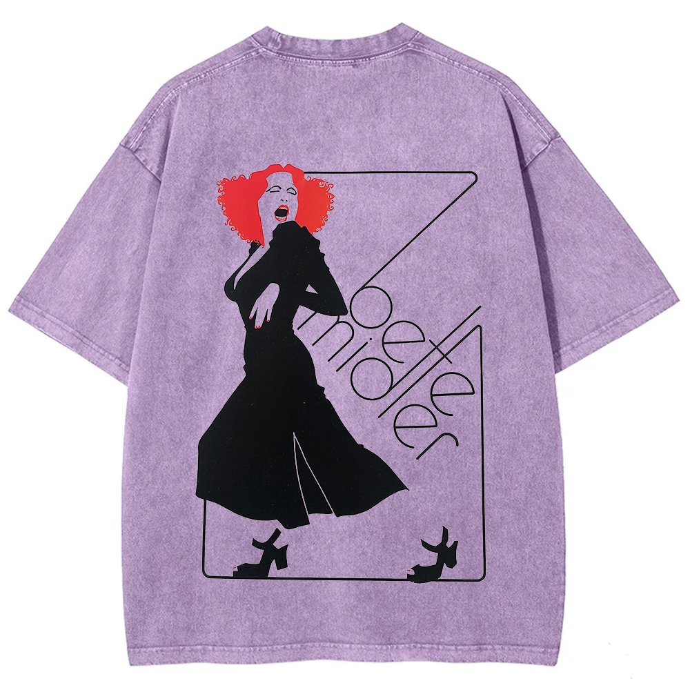 Bette Midler Singer Vintage Washed T-Shirt