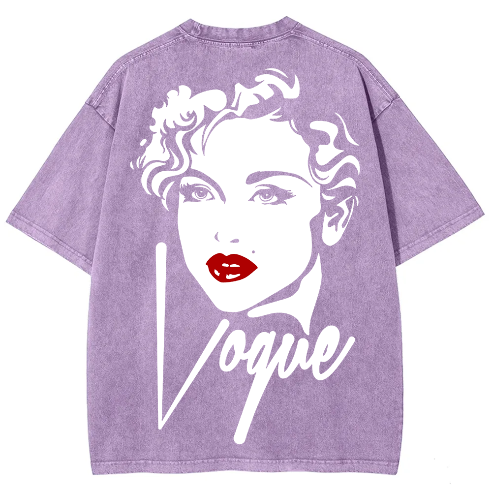  Vintage Washed Madonna Vogue Cover  T-Shirt