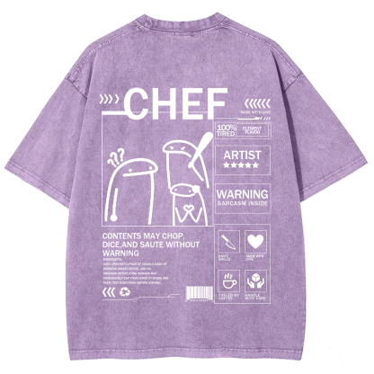 Chef Solid Color Unisex T-shirt
