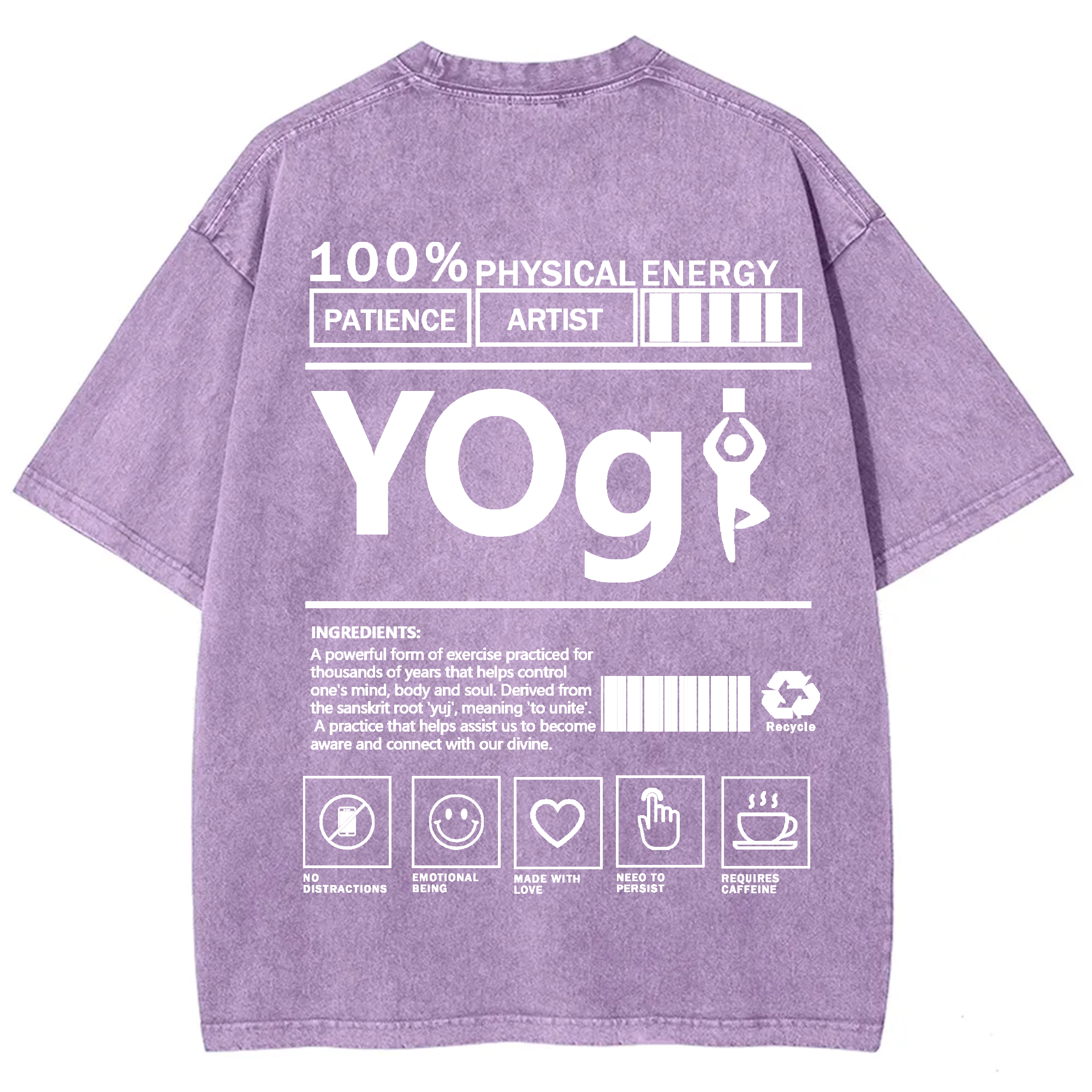 Yogi Solid Color Unisex T-shirt