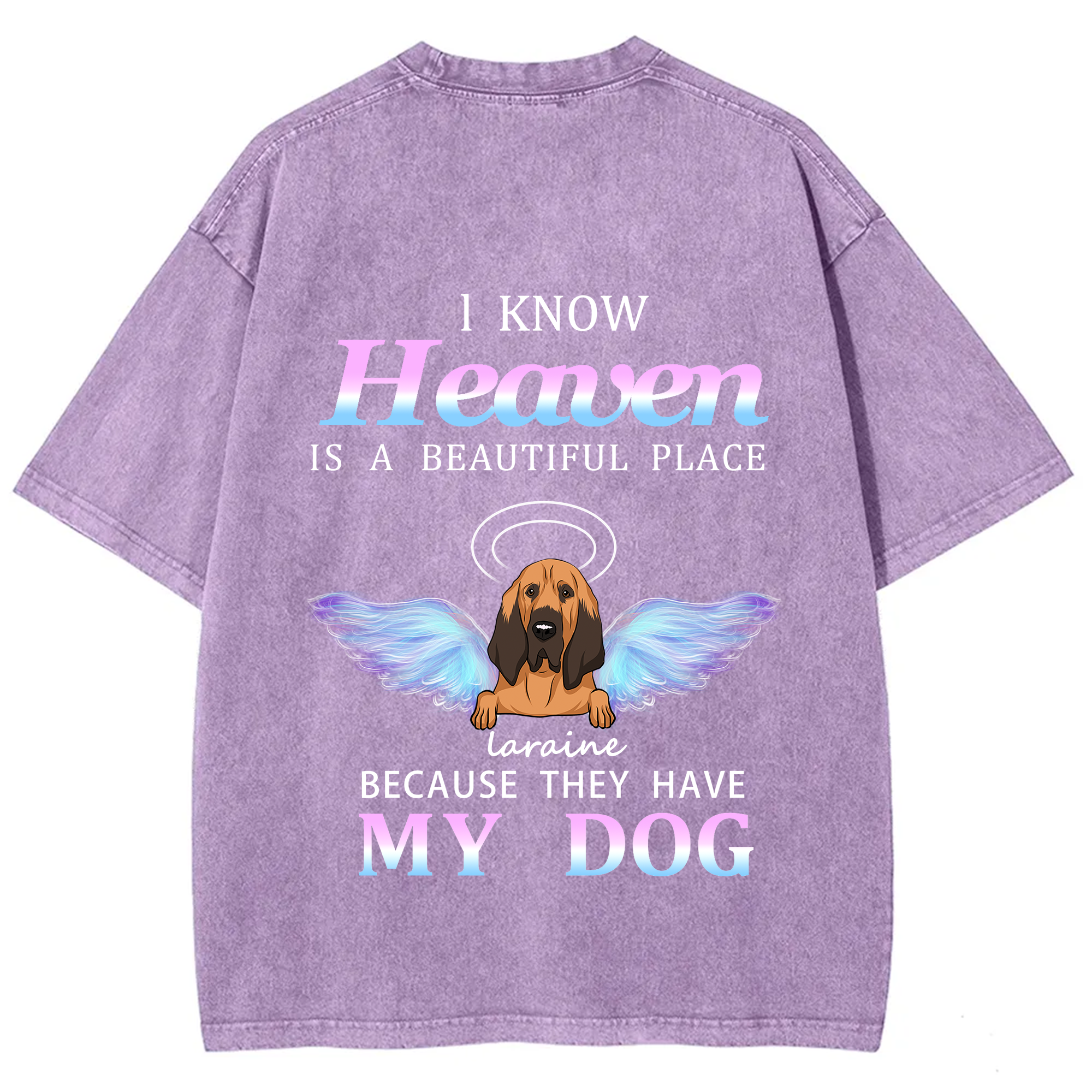 Heaven Is A Beautiful Place - Personalized Custom Unisex T-shirt