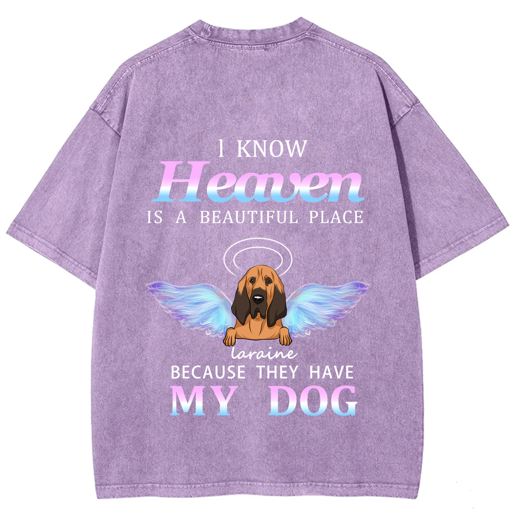 Heaven Is A Beautiful Place - Personalized Custom Unisex T-shirt