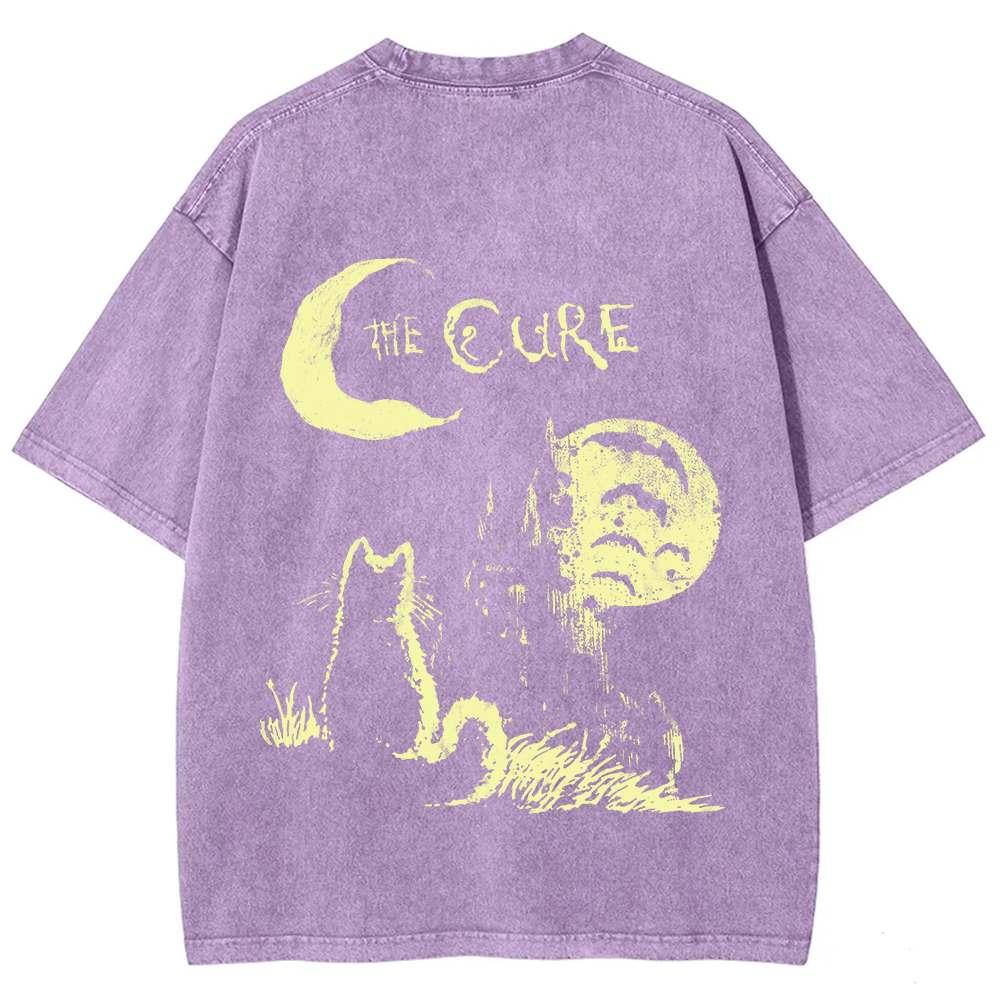  Unisex Vintage Washed The Cure Tank Top T-Shirt