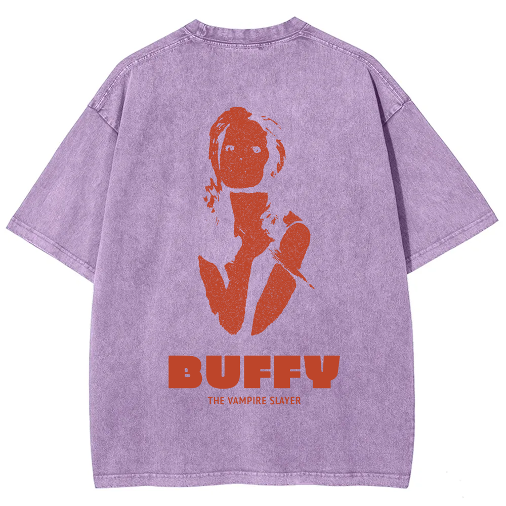 Buffy The Vampire Slayer TV Series Vintage Washed T-Shirt