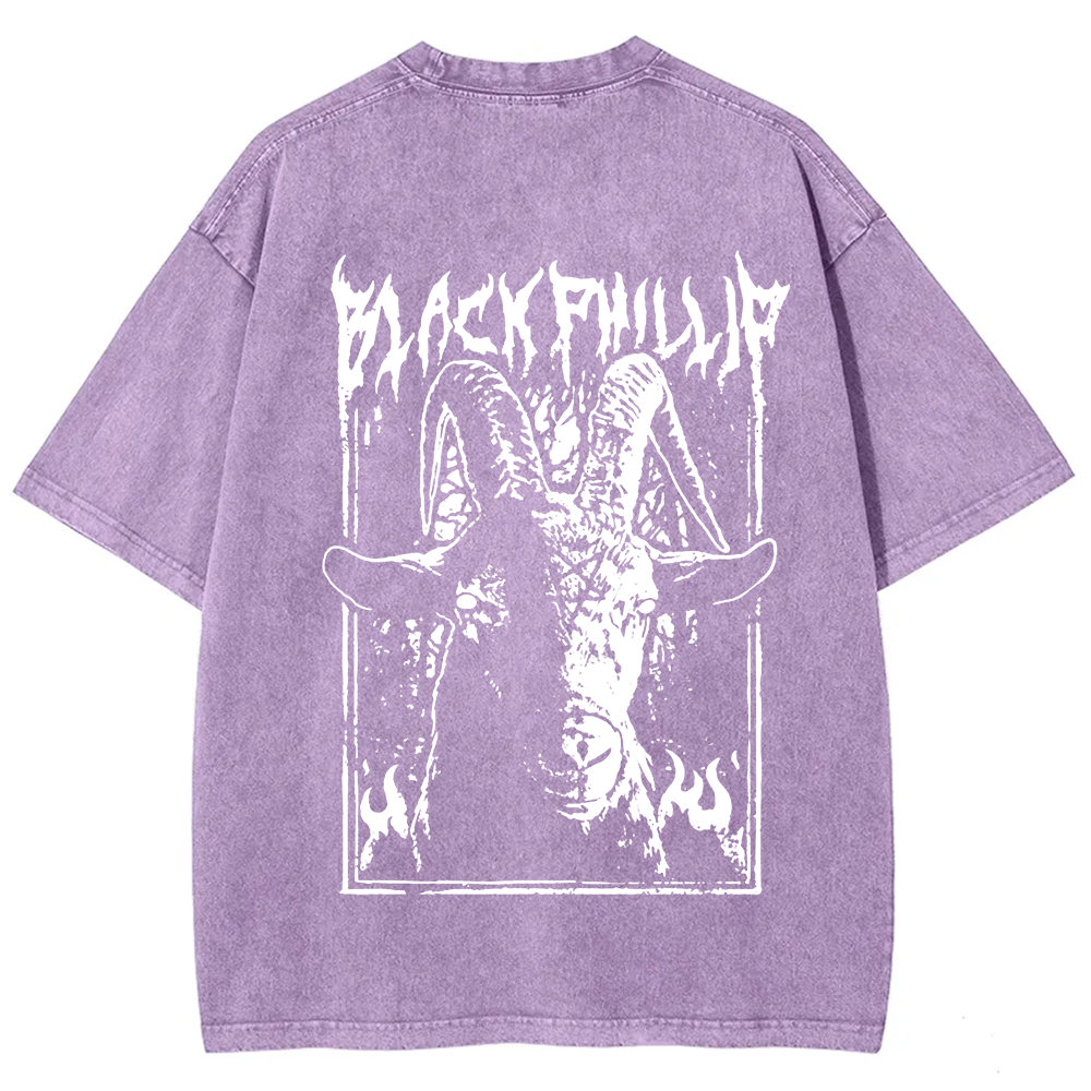 Unisex Vintage Washed The Witch Black Phillip T-Shirt