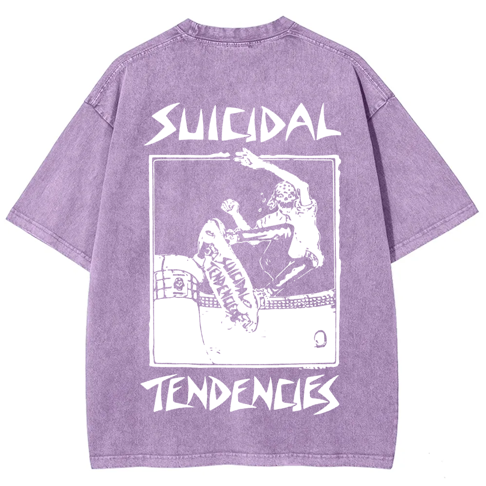 Suicidal Tendencies Band Vintage Washed  T-Shirt