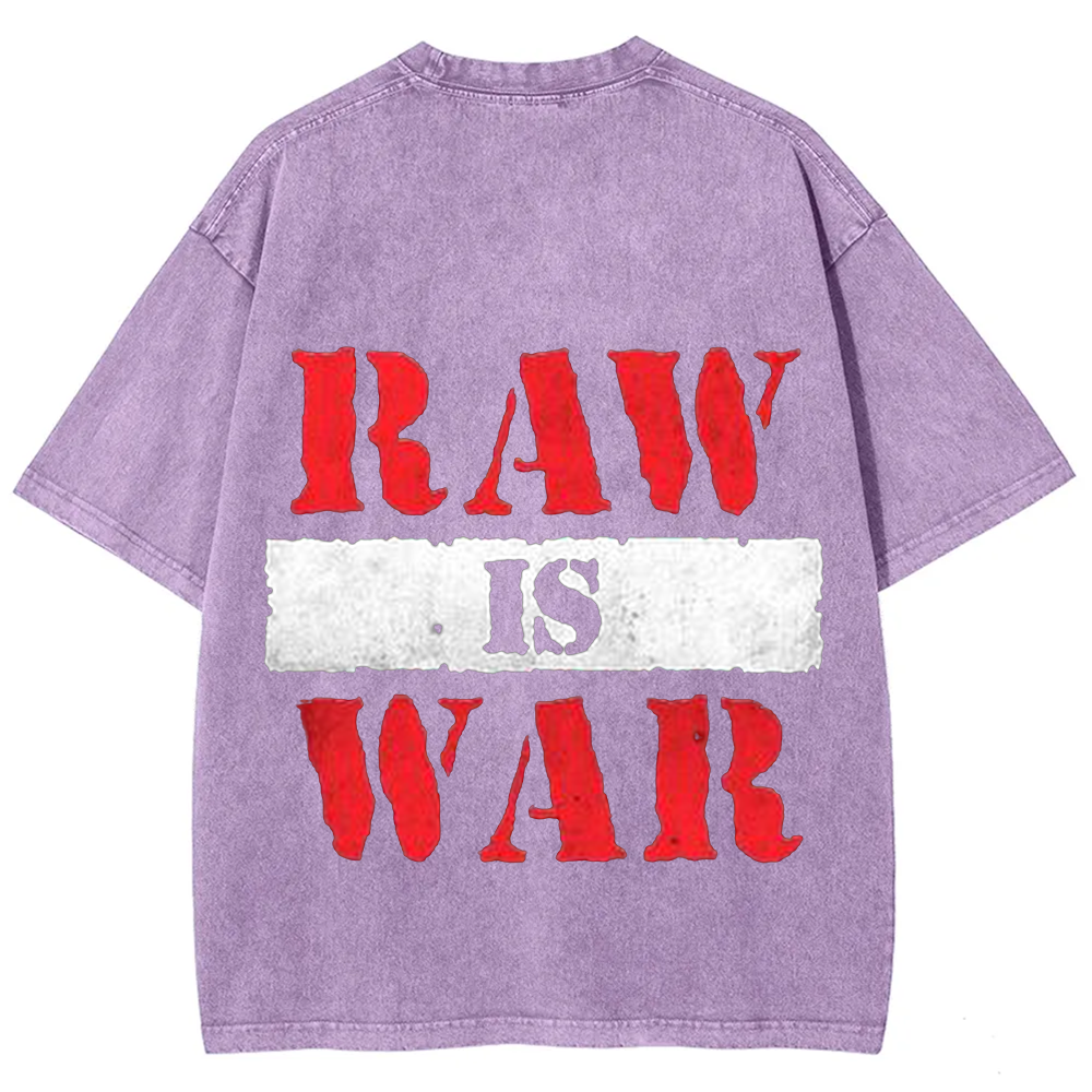 Wrestling WWE Raw Vintage Washed T-Shirt