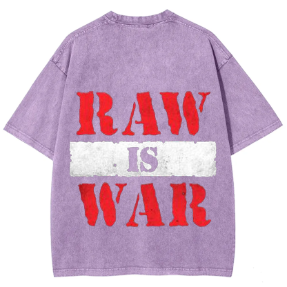 Wrestling WWE Raw Vintage Washed T-Shirt