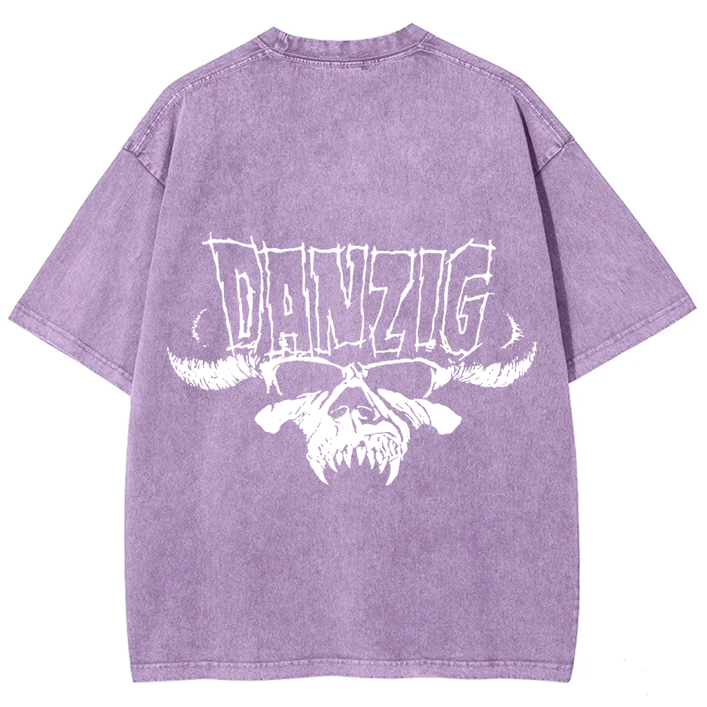Unisex Vintage Washed DANZIG T-Shirt